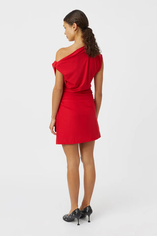 Annalise Mini Dress - Scarlet Red