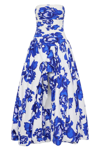 Behold Maxi Dress - Boldly Blooming Cobalt