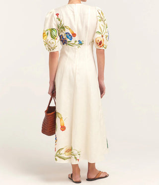 Flores Midi Dress