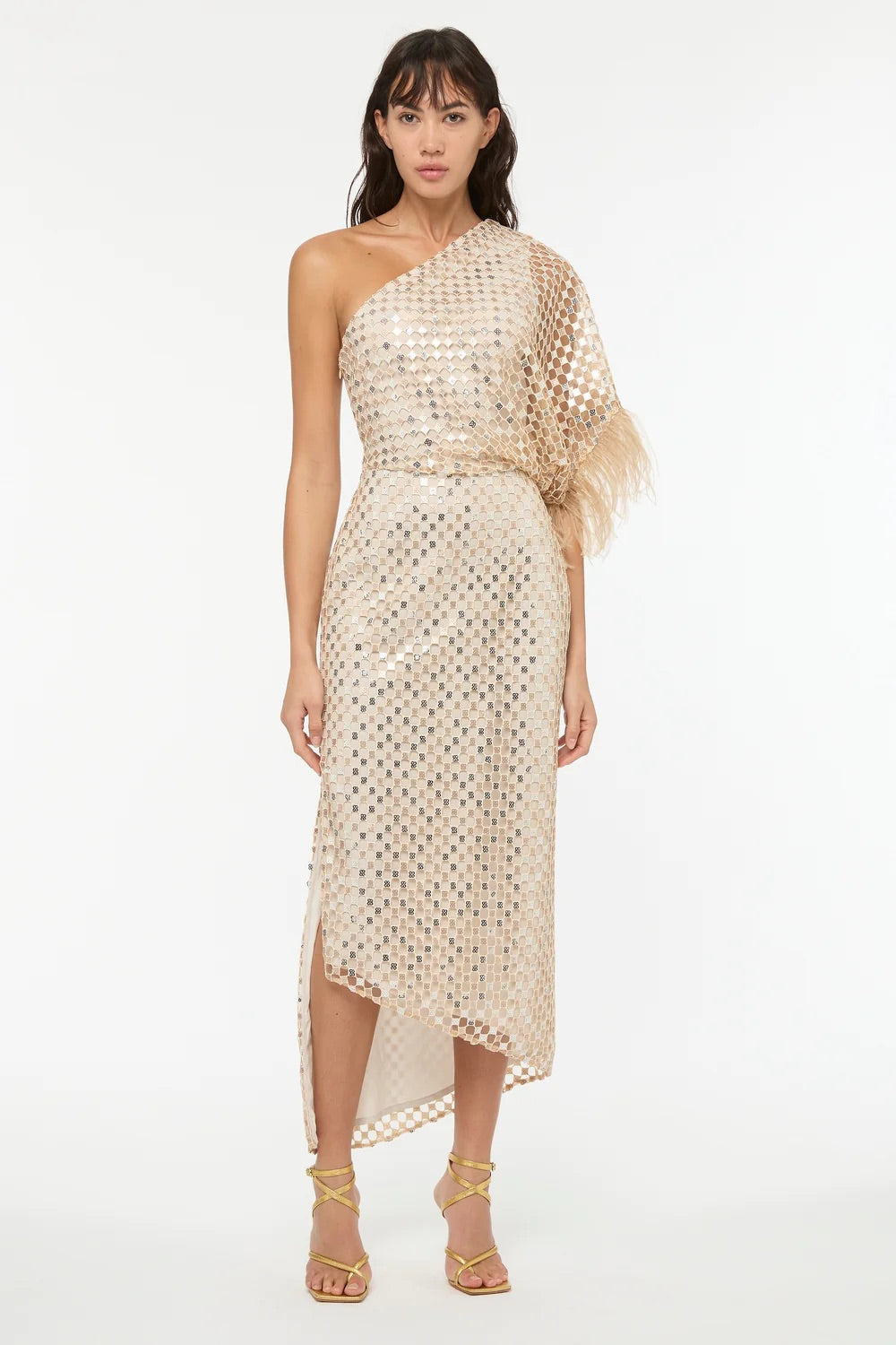 Manning cartell deals gold dress