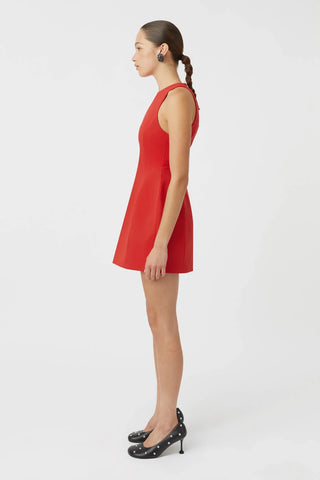 Vista Mini Dress - Scarlet Red