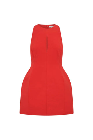 Vista Mini Dress - Scarlet Red